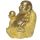 Szerencsehozó Mini Buddha - Arany Glitteres Kínai Nevető Buddha 6cm