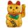 Maneki Neko Integető Macska, Nyitott Szemmel - 17cm