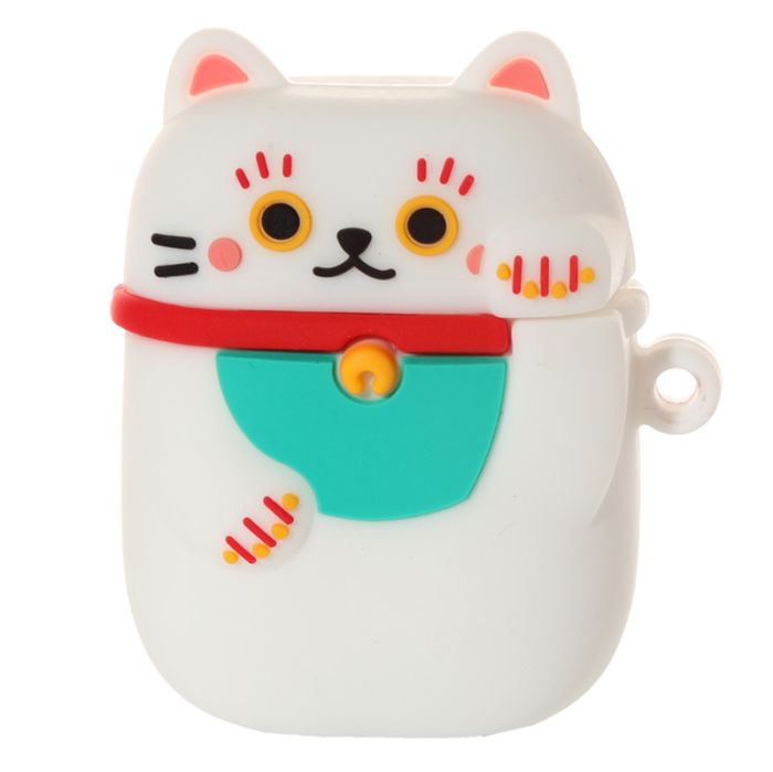 Vezeték Nélküli Füllhallgató/Airpods Tartó - Maneki Neko Szerencsehozó Macska