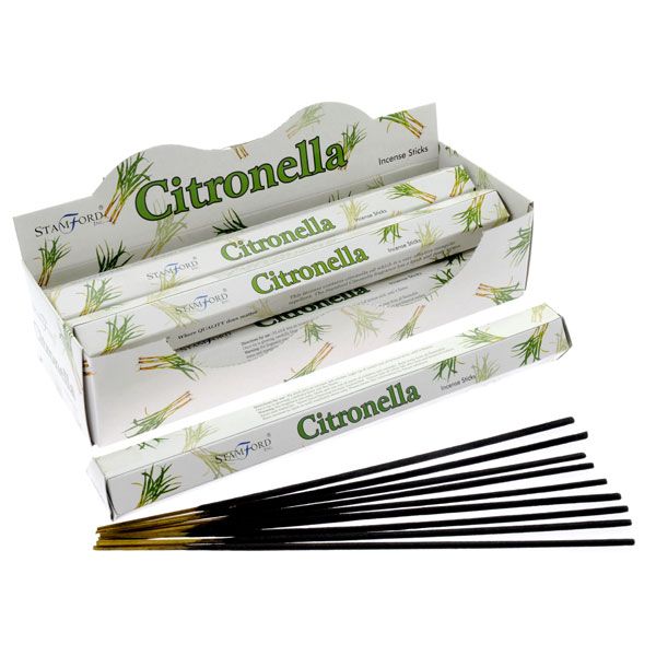 37120 Füstölő Pálcák, Stamford Premium Hex - Citronella