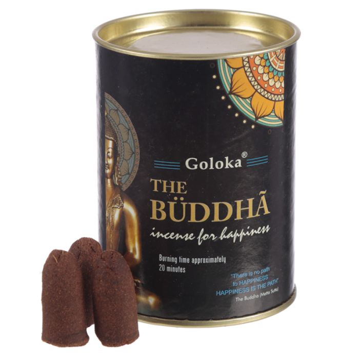 Füstölő Kúpok, Goloka - Vízesés Hatású - Buddha