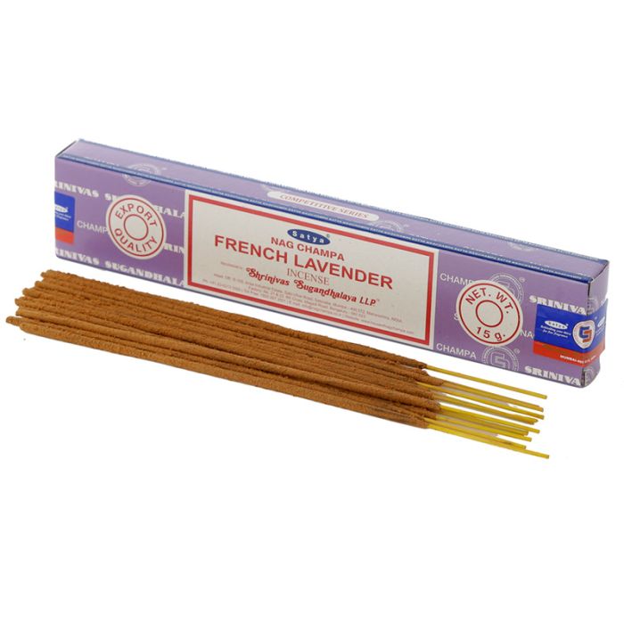 01353 Füstölő Pálcák, Satya - Nag Champa - Francia Levendula