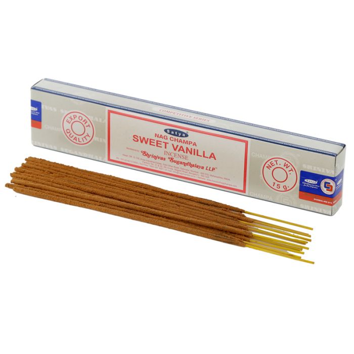 01365 Füstölő Pálcák, Satya - Nag Champa - Édes Vanília