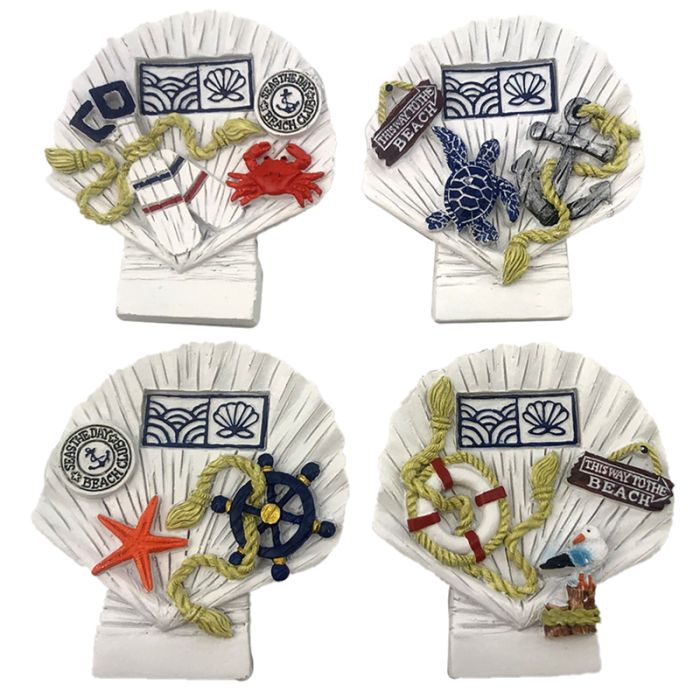 Hűtőmágnes, Tengerpart - Kagyló