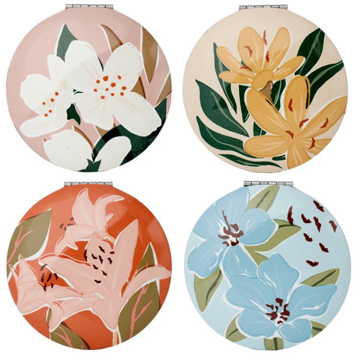 Kompakt Tükör, Fém - Florens