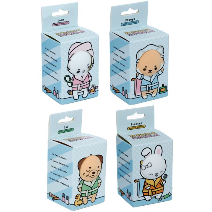 Sminkszivacs - Shiba Inu Kutya, Macska, Mopsz & Nyuszi - Édes Állatok