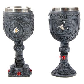 Metal Dragon Goblet - Decorative Only