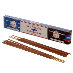 01307 Füstölő Pálcák, Satya - Nag Champa & Fekete Ópium 01307 Füstölő Pálcák, Satya - Nag Champa & Fekete Ópium