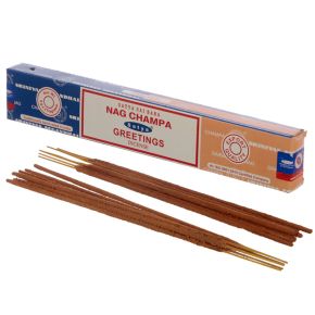 01320 Füstölő Pálcák, Satya - Nag Champa & Üdvözlet