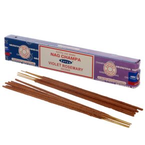 01340 Füstölő Pálcák, Satya - Nag Champa & Lila Rozmaring