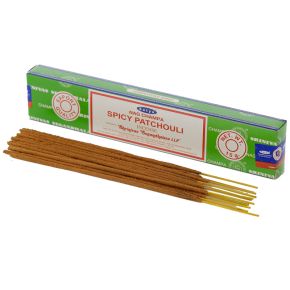 01364 Füstölő Pálcák, Satya - Nag Champa - Fűszeres Patchouli