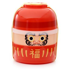 Kerek Bento Doboz Szett, Emeletes - Japán Daruma Baba