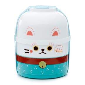 Kerek Bento Doboz Szett, Emeletes - Maneki Neko Szerencsehozó Macska