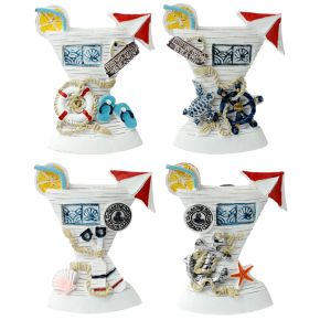 Hűtőmágnes, Tengerpart - Koktél