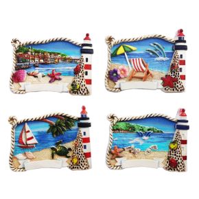 Hűtőmágnes, Tengerpart - Part és Világítótorony