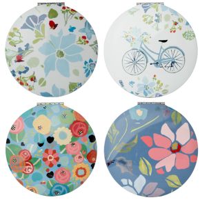 Kompakt Tükör, Fém - Botanikus JULIE DODSWORTH 