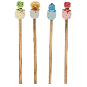 Ceruza Radírral - Bébi Dinoszaurusz Tojás