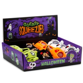 Nyomogatós Játék, Plüss - Slime Squeezy Labda - Halloweeni Ikonok